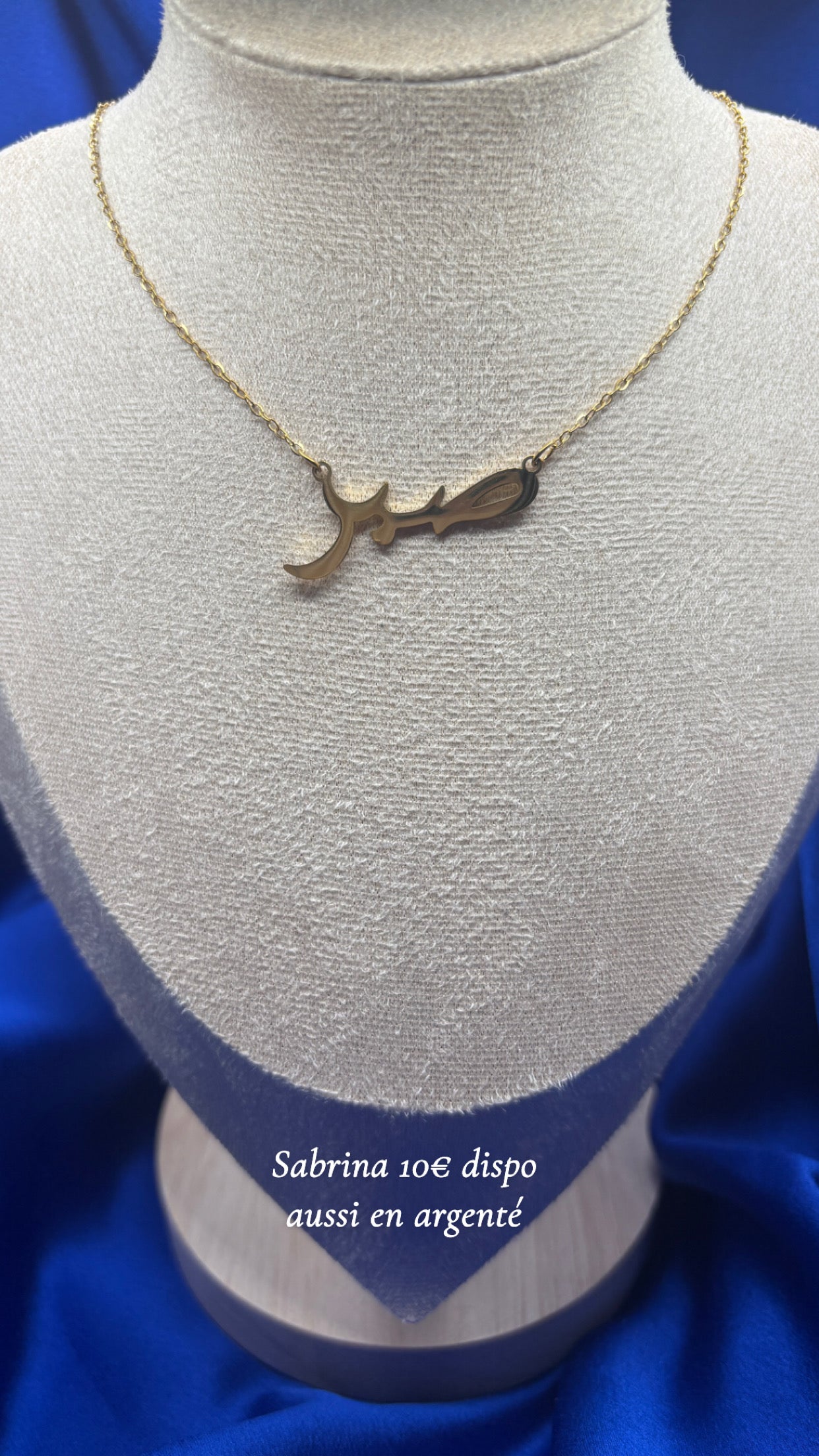 Collier Sabrina acier inoxydable