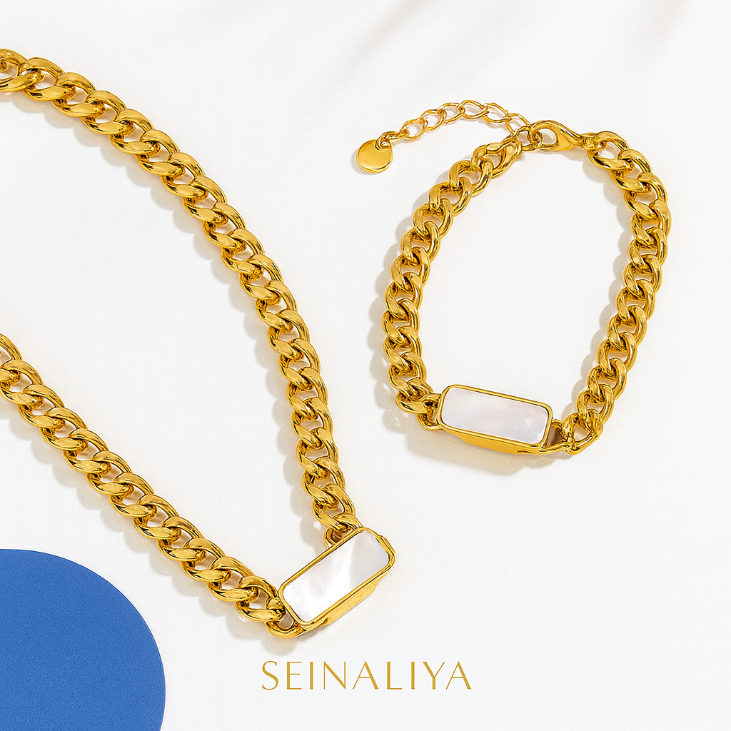 Parure BASMA acier inoxydable