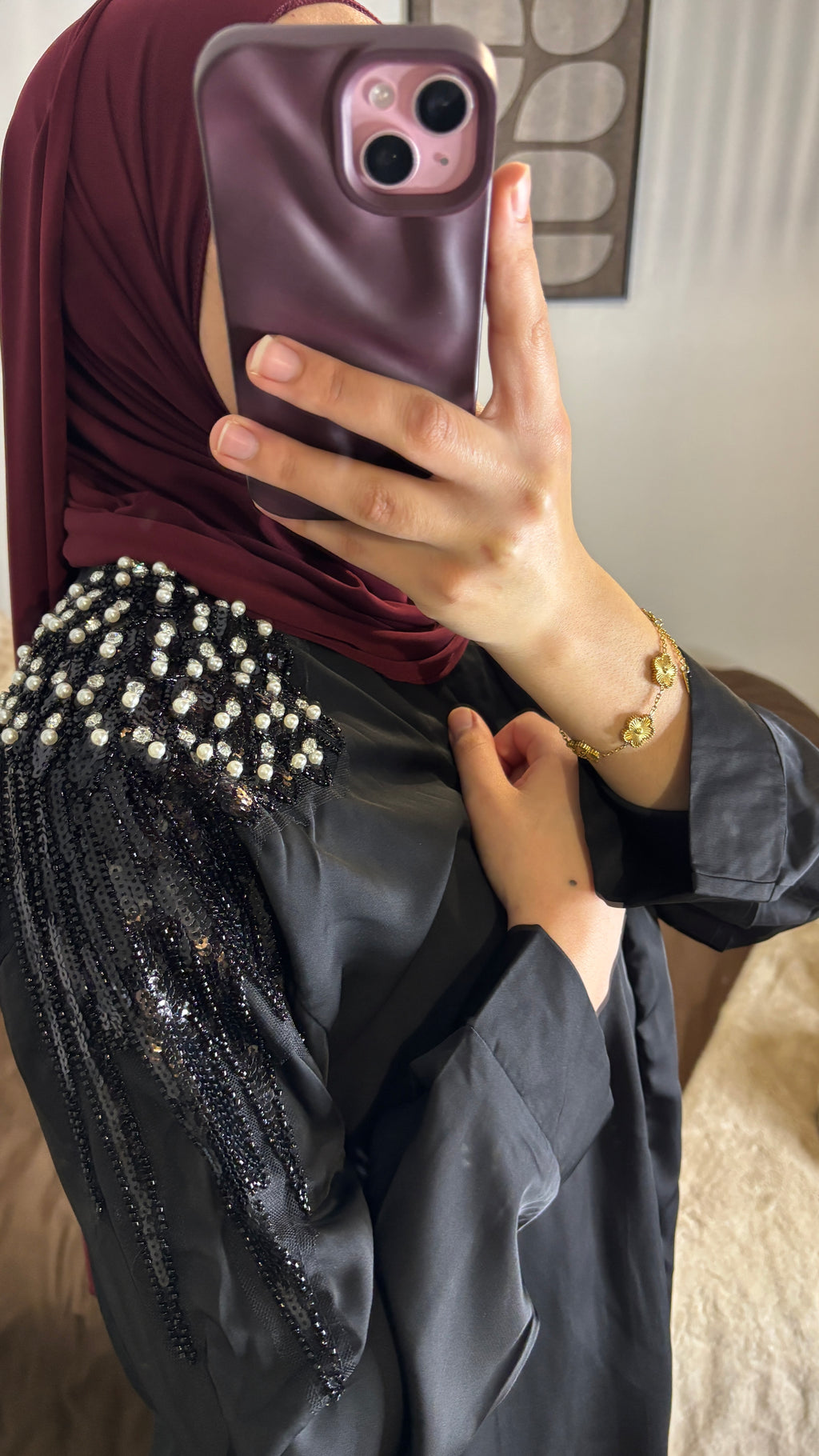 Abaya Sparkles