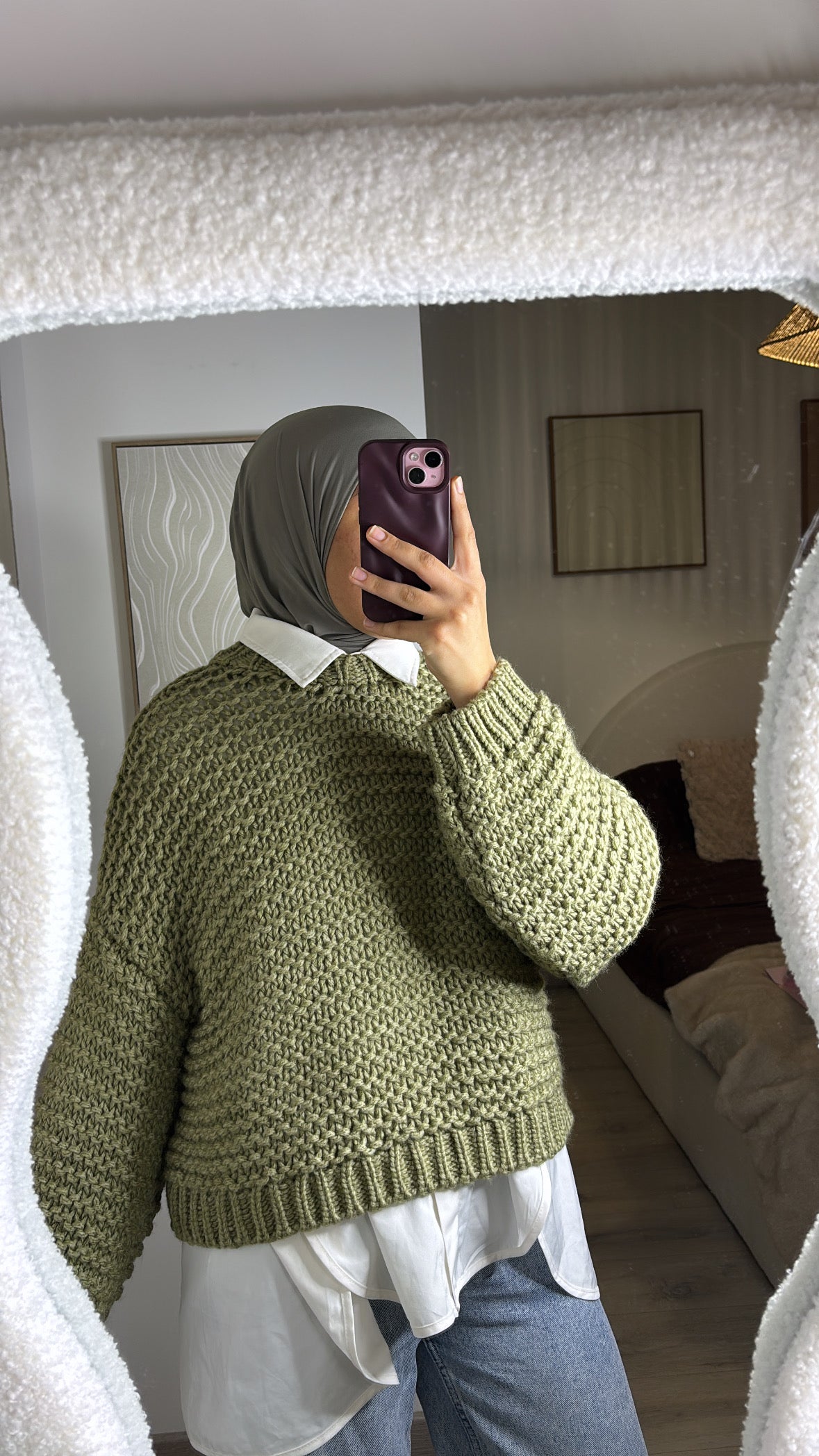 Pull en maille vert — MAÏ