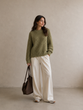 Pull en maille vert — MAÏ