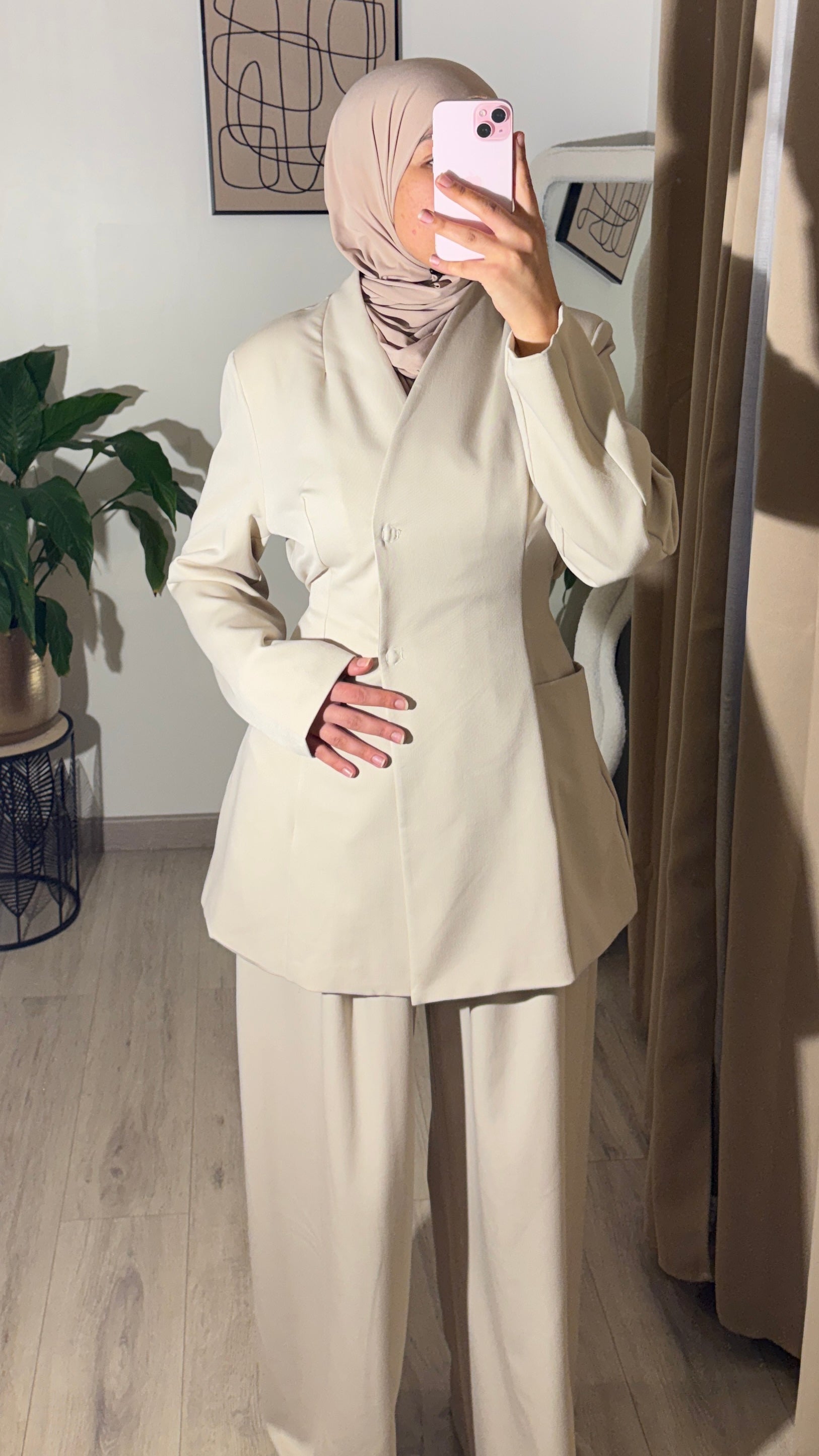 Ensemble Classy - blazer ceintré et pantalon modest wear
