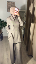 Ensemble Classy - blazer ceintré et pantalon modest wear