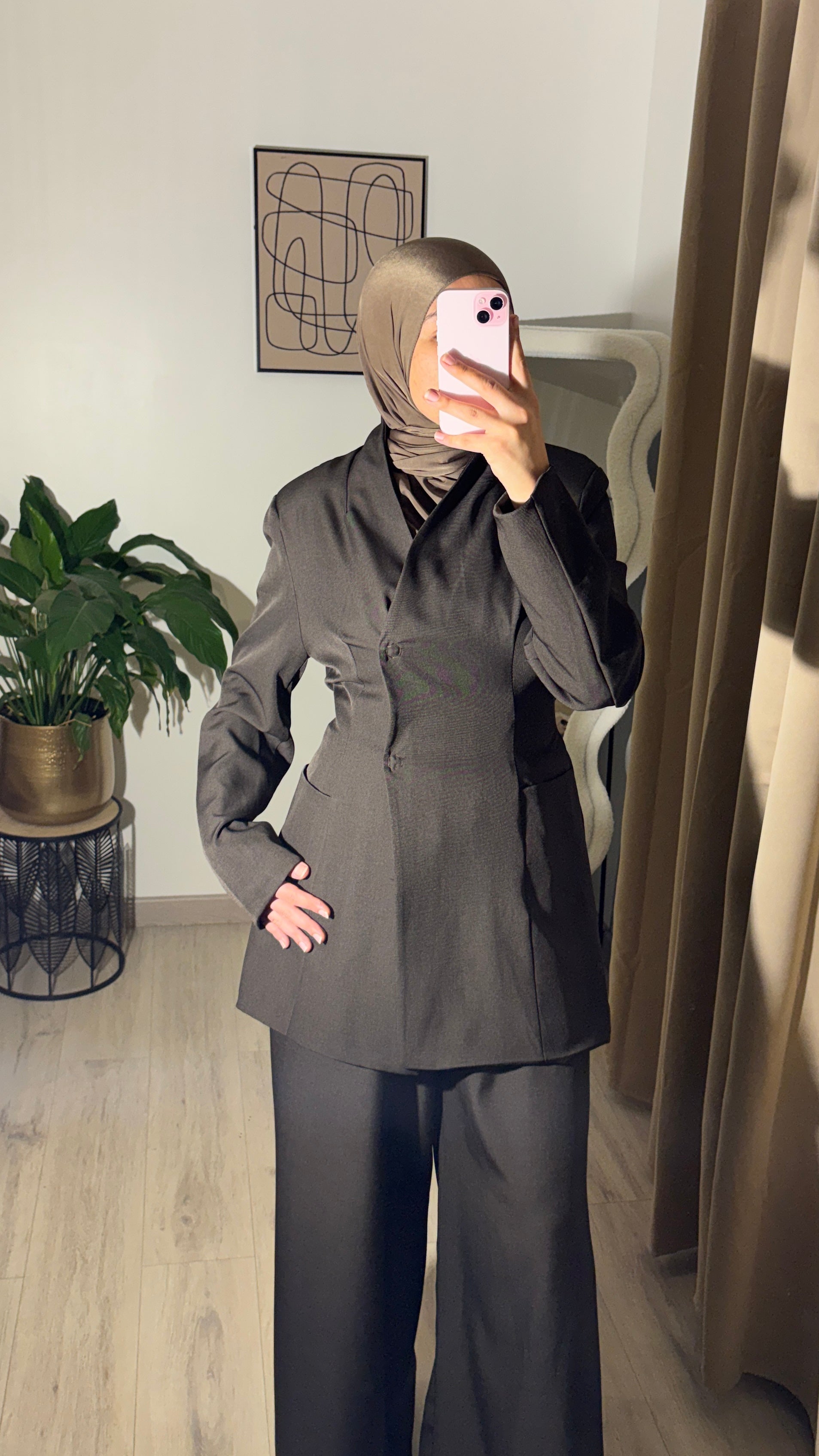 Ensemble Classy - blazer ceintré et pantalon modest wear