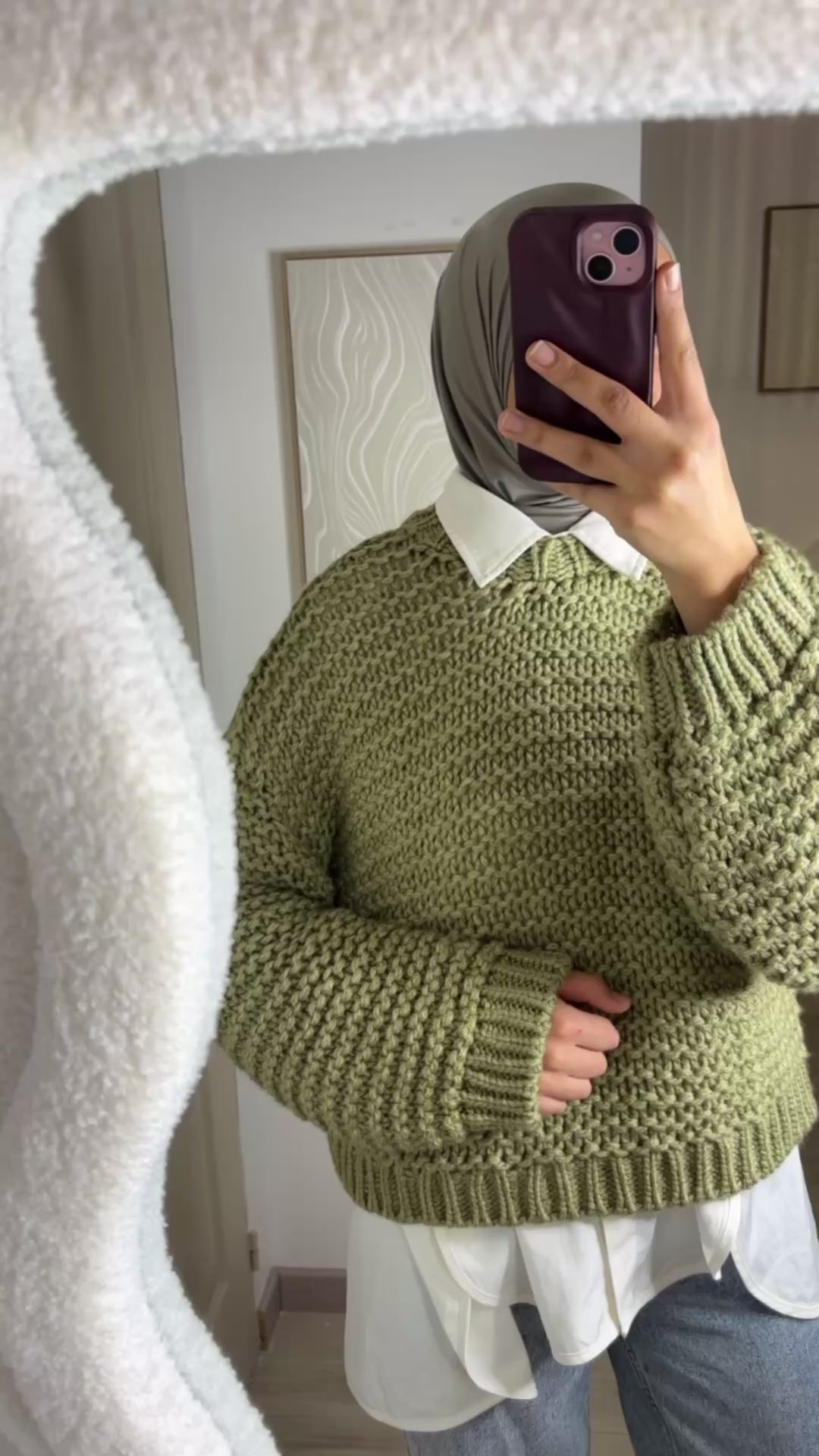 Pull en maille vert — MAÏ
